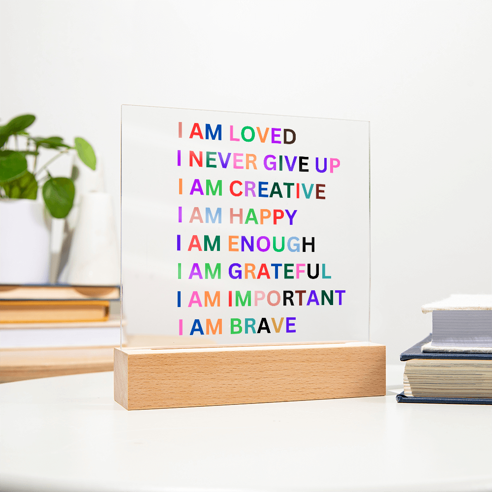 Affirmation Plaque