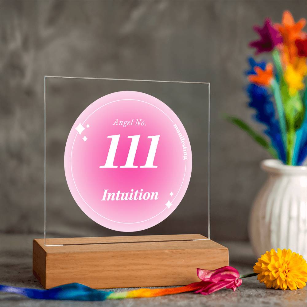 [Almost Sold Out] Personalized Angel Numbers Acrylic Plaque