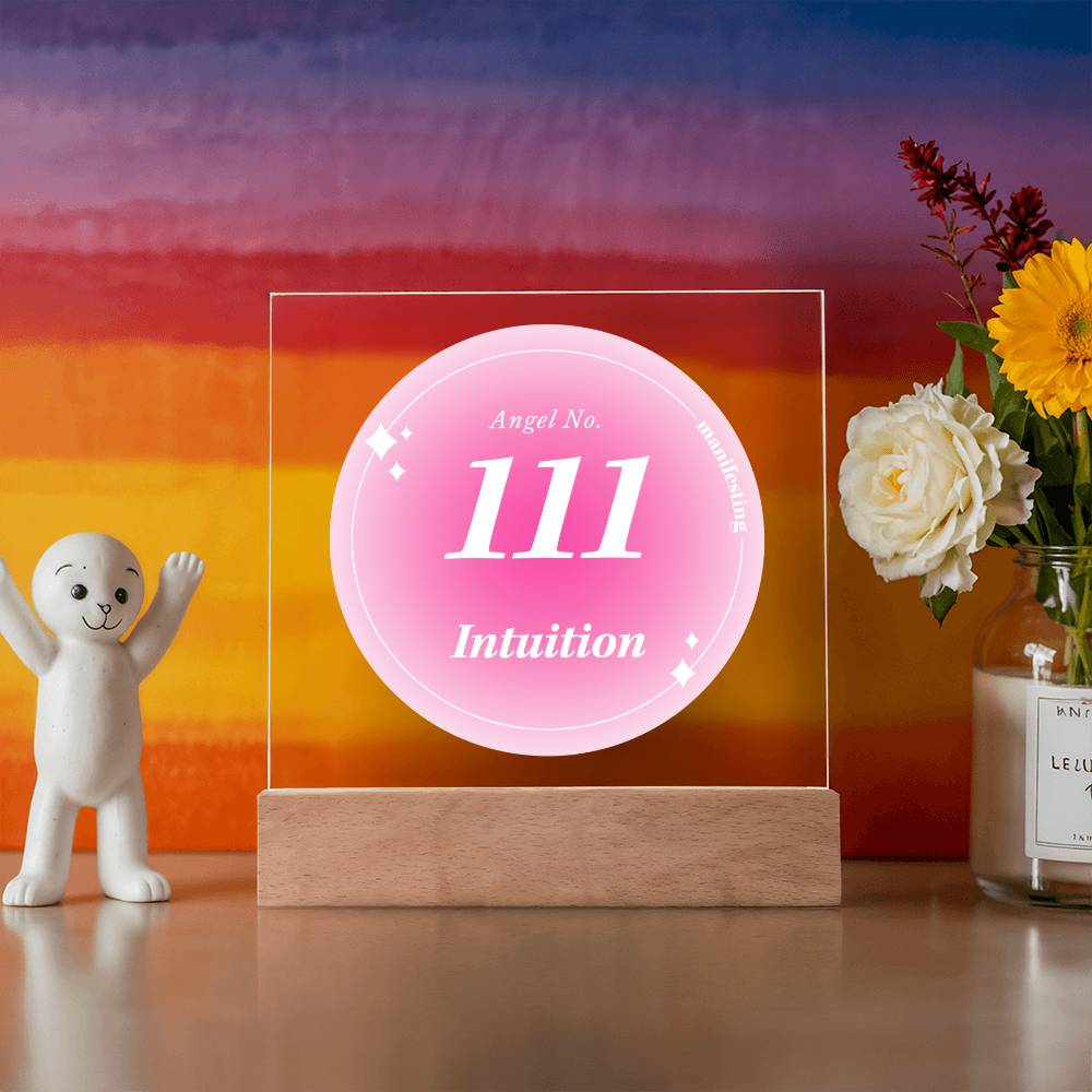 [Almost Sold Out] Personalized Angel Numbers Acrylic Plaque
