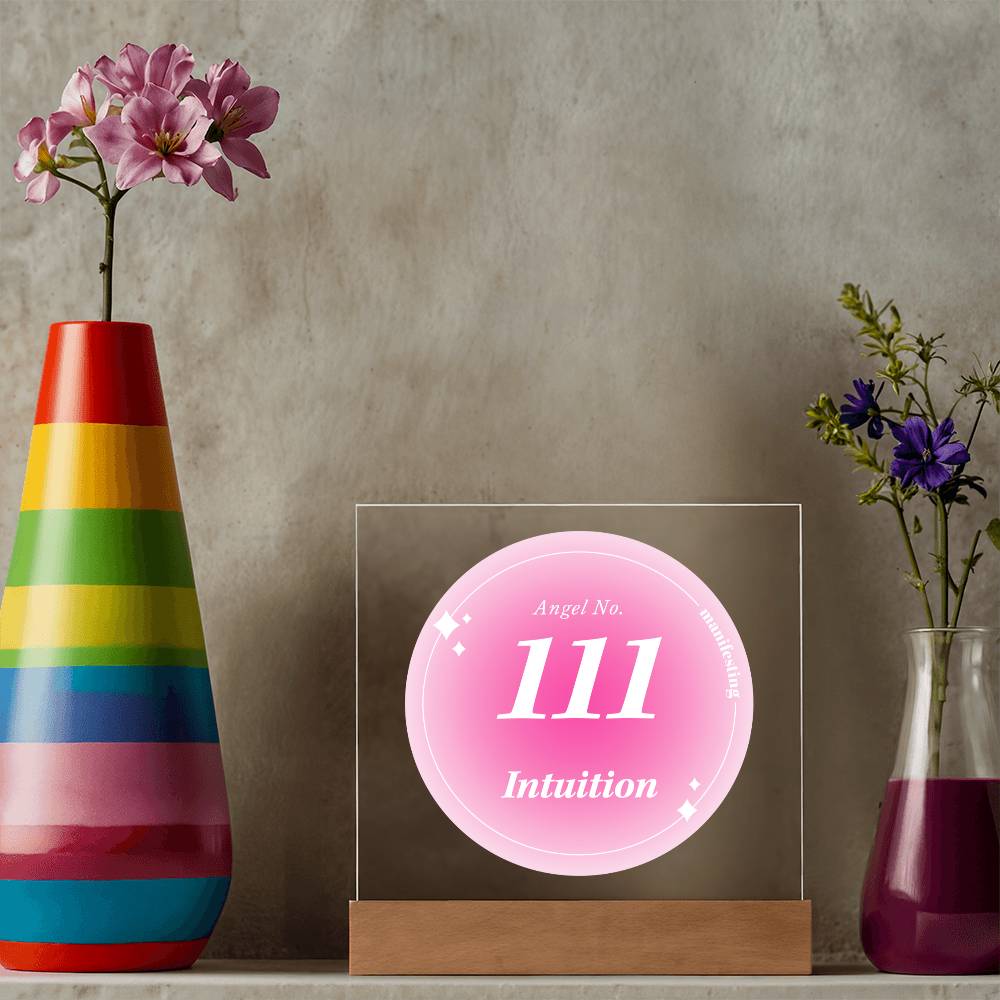 [Almost Sold Out] Personalized Angel Numbers Acrylic Plaque