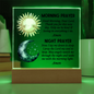 Morning Prayer and Night Prayer Square Acrylic Plaque