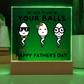 We Used To Live In Your Balls - Printed Square Acrylic Plaque