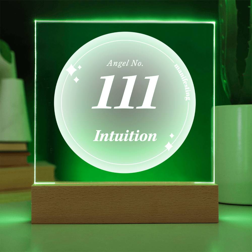 [Almost Sold Out] Personalized Angel Numbers Acrylic Plaque