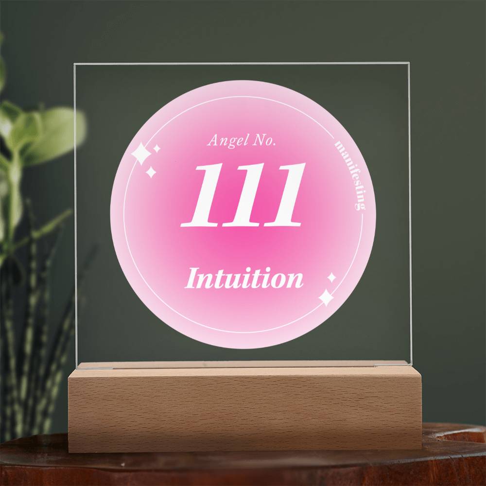 [Almost Sold Out] Personalized Angel Numbers Acrylic Plaque