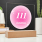 [Almost Sold Out] Personalized Angel Numbers Acrylic Plaque
