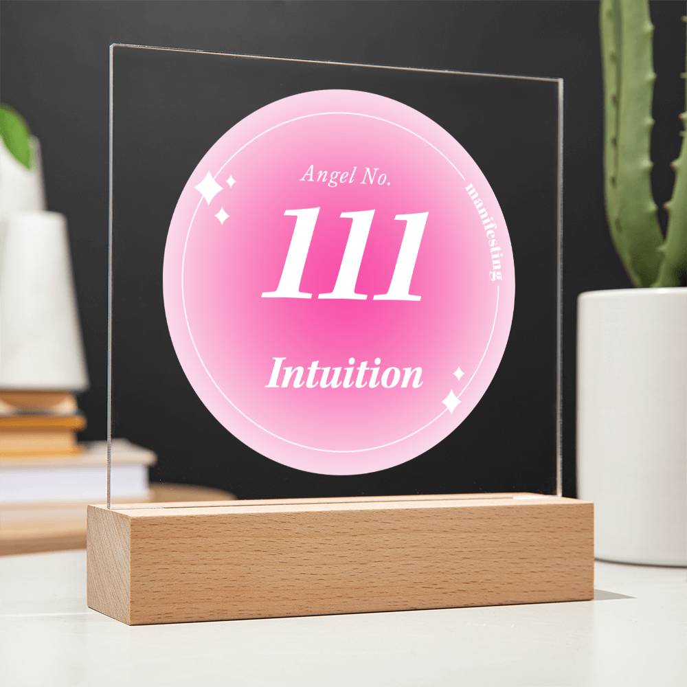 [Almost Sold Out] Personalized Angel Numbers Acrylic Plaque