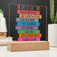 It's okay to make mistakes Plaque