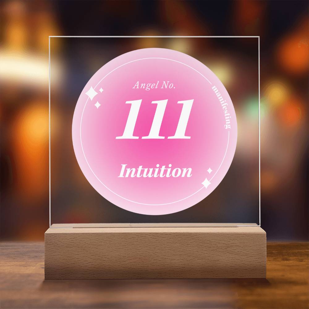 [Almost Sold Out] Personalized Angel Numbers Acrylic Plaque