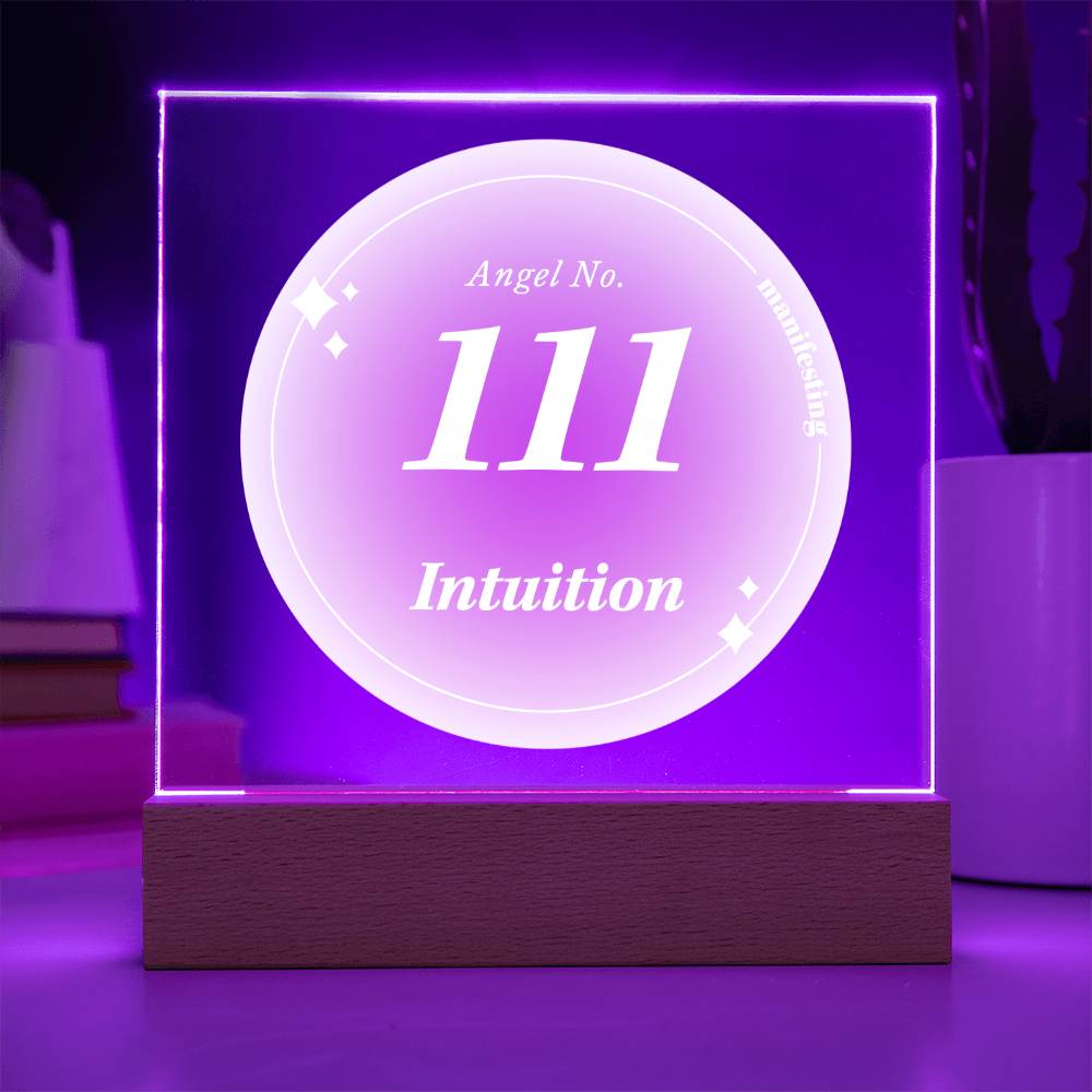 [Almost Sold Out] Personalized Angel Numbers Acrylic Plaque