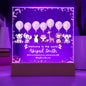Welcome To The World Baby Girl Balloon Plaque