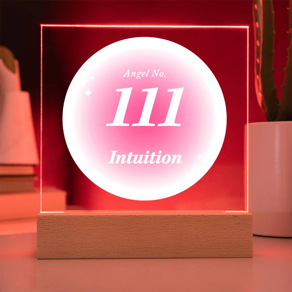 [Almost Sold Out] Personalized Angel Numbers Acrylic Plaque