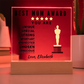 Best Mom Award Acrylic Plaque with Stand