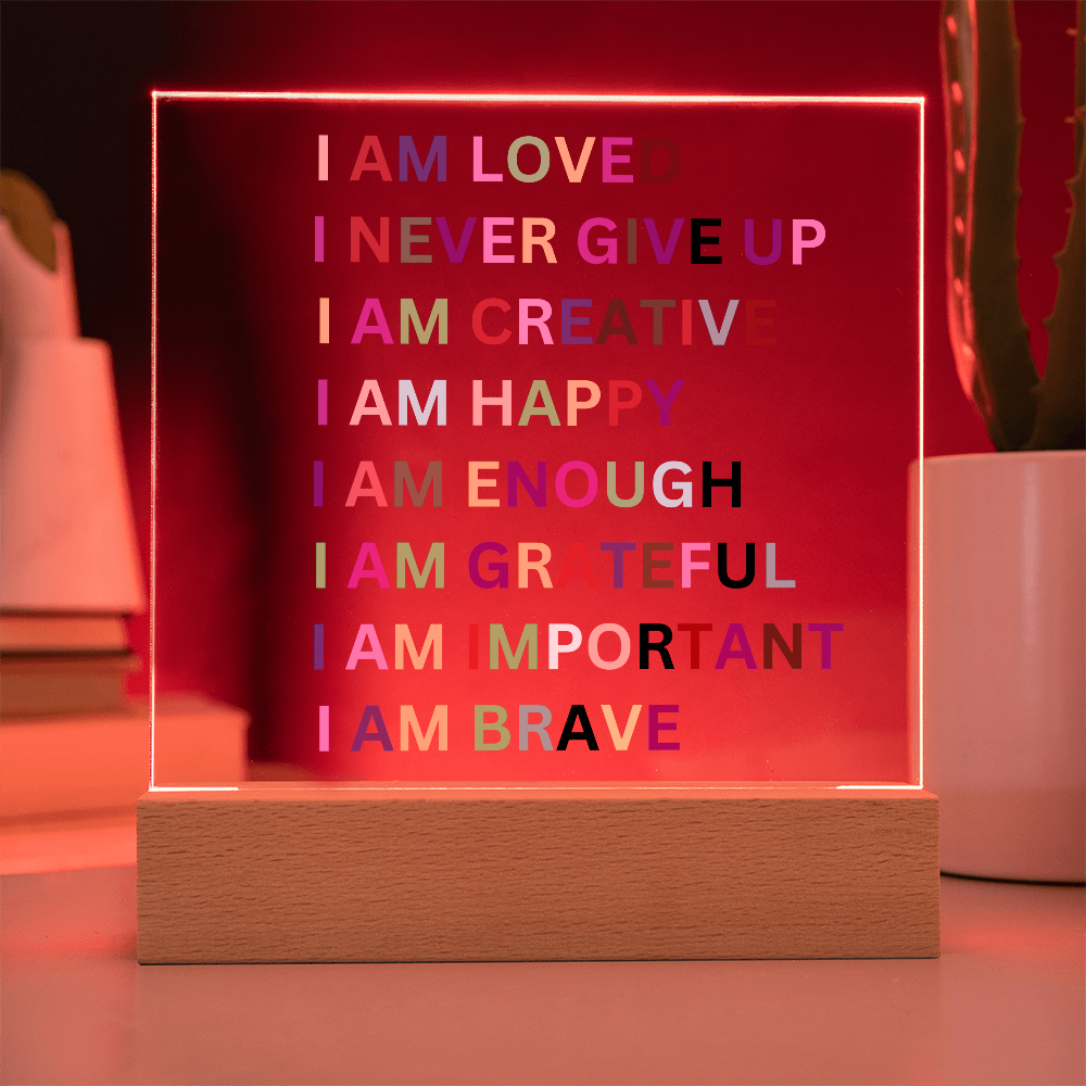 Affirmation Plaque