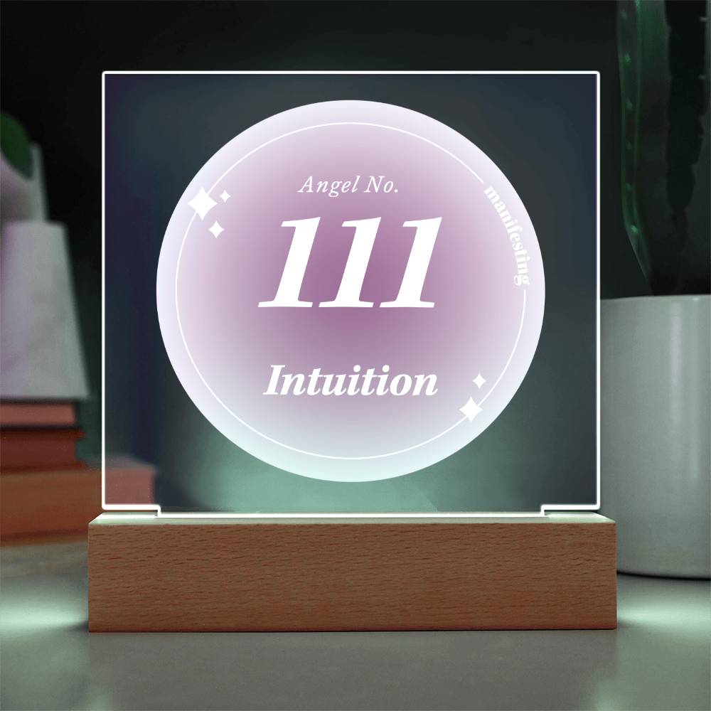 [Almost Sold Out] Personalized Angel Numbers Acrylic Plaque