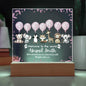 Welcome To The World Baby Girl Balloon Plaque