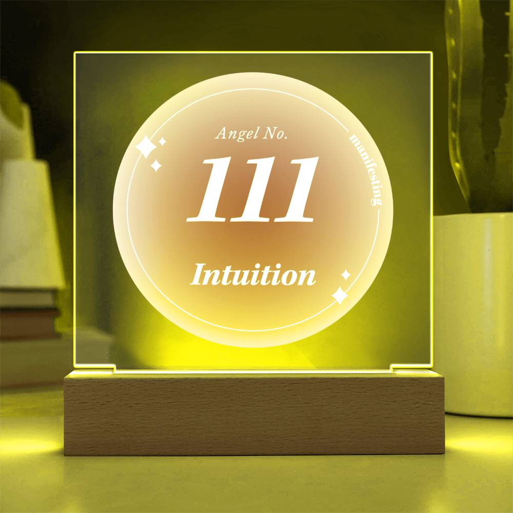 [Almost Sold Out] Personalized Angel Numbers Acrylic Plaque