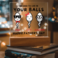 We Used To Live In Your Balls - Printed Square Acrylic Plaque