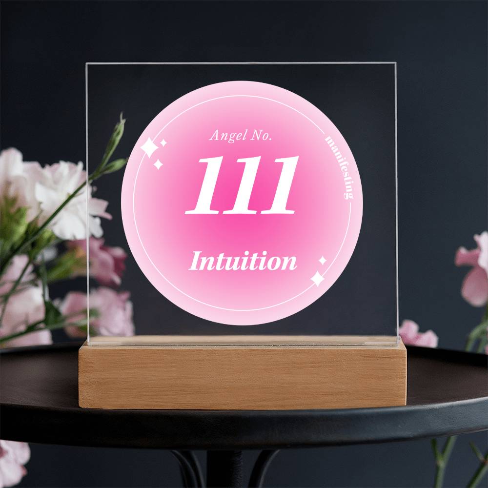 [Almost Sold Out] Personalized Angel Numbers Acrylic Plaque