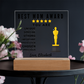 Best Mom Award Acrylic Plaque with Stand
