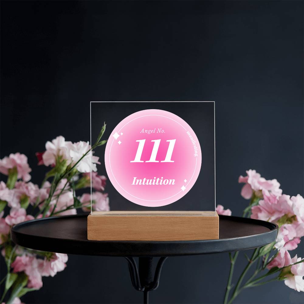 [Almost Sold Out] Personalized Angel Numbers Acrylic Plaque