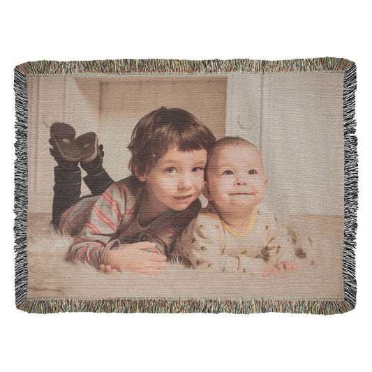 Photo Heirloom Woven Blanket (Landscape)