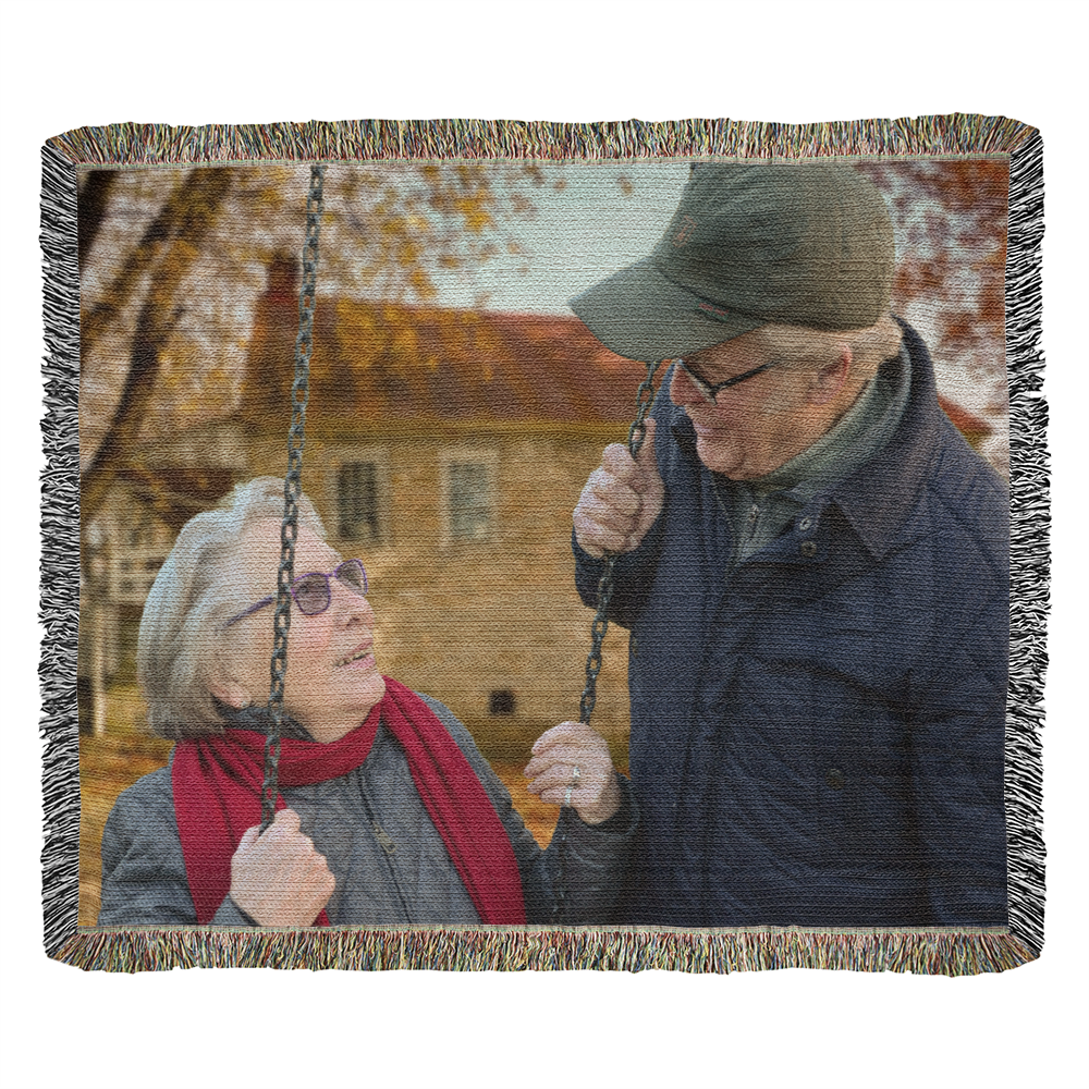 Photo Heirloom Woven Blanket (Landscape)