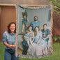 Photo Heirloom Woven Blanket (Portrait)