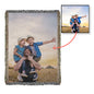 Photo Heirloom Woven Blanket (Portrait)