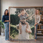 Photo Heirloom Woven Blanket (Portrait)