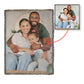 Photo Heirloom Woven Blanket (Portrait)