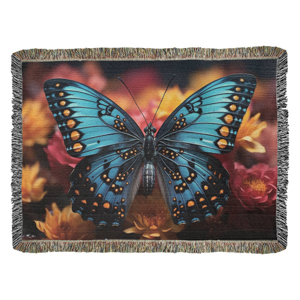 Revised Butterfly Heirloom Woven Blanket
