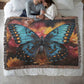 Revised Butterfly Heirloom Woven Blanket