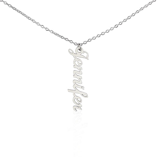 Custom Multiple Vertical Name Necklace For Mom