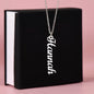 Custom Multiple Vertical Name Necklace for Mom