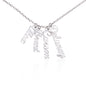 Custom Multiple Vertical Name Necklace for Mom