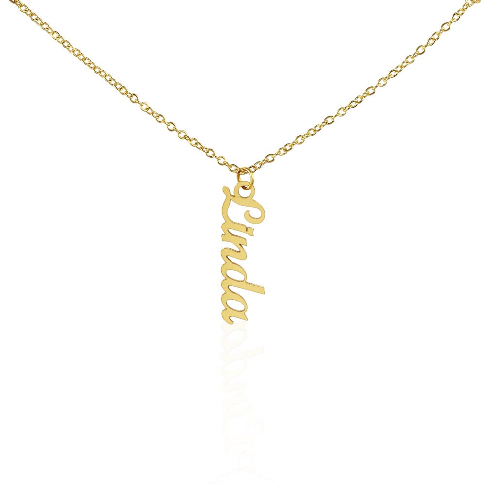 Custom Multiple Vertical Name Necklace For Mom