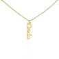 Custom Multiple Vertical Name Necklace for Mom