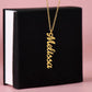 Custom Multiple Vertical Name Necklace For Mom