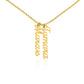 Custom Multiple Vertical Name Necklace For Mom