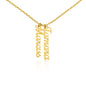 Custom Multiple Vertical Name Necklace for Mom