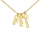 Custom Multiple Vertical Name Necklace For Mom