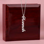 Custom Multiple Vertical Name Necklace for Mom