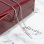 Custom Multiple Vertical Name Necklace for Mom