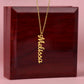 Custom Multiple Vertical Name Necklace For Mom