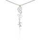Custom Flower Name Necklace For Mothers and Daughters