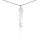 Custom Flower Name Necklace For Mothers and Daughters