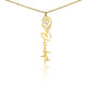 Custom Flower Name Necklace For Mothers and Daughters