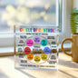 Circle of Control Inspirational Gift - Acrylic Plaque