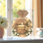 Personalized Engagement Ring Gift for Fiancee - Acrylic Plaque