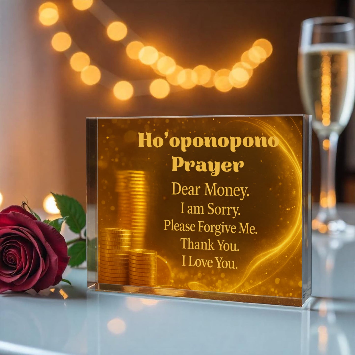 Money Ho'oponopono Plaque
